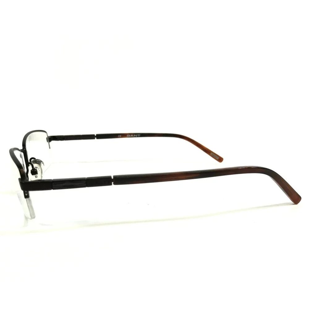Gant Eyeglasses Frames G HEIGHTS BRN Brown Tortoise Rectangle Half Rim 54-18-140